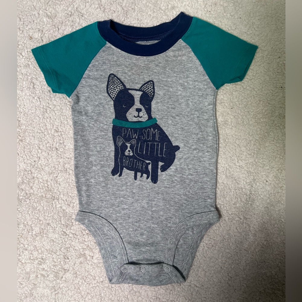 Carter's Paw-some Little Brother Onesie